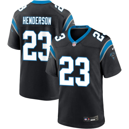 CJ Henderson Carolina Panthers Nike Game Jersey - Black