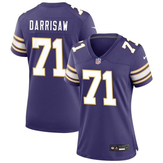 Christian Darrisaw Minnesota Vikings Nike Women's Classic Game Jersey - Purple