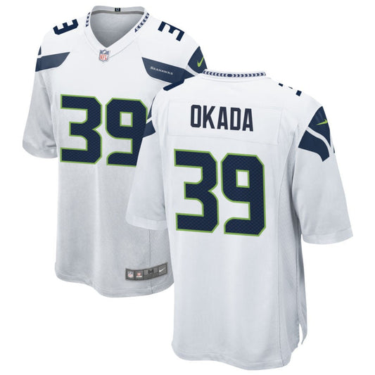 Ty Okada Seattle Seahawks Nike Game Jersey - White