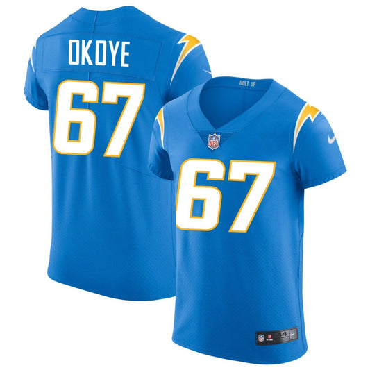 CJ Okoye Los Angeles Chargers Nike Vapor Elite Jersey - Powder Blue