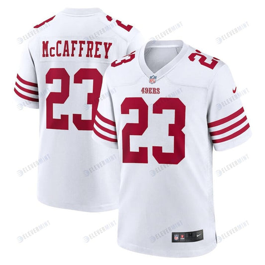 Christian McCaffrey 23 San Francisco 49ers Game Player Jersey - White