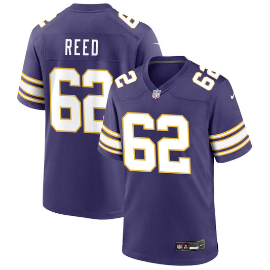 Chris Reed Minnesota Vikings Nike Classic Game Jersey - Purple