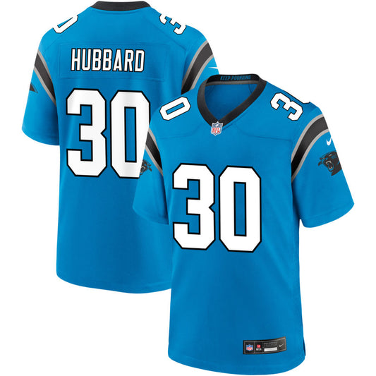 Chuba Hubbard  Carolina Panthers Nike Alternate Game Jersey - Blue