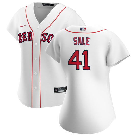 Chris Sale Boston Red Sox Nike Women's Home Replica Jersey - White