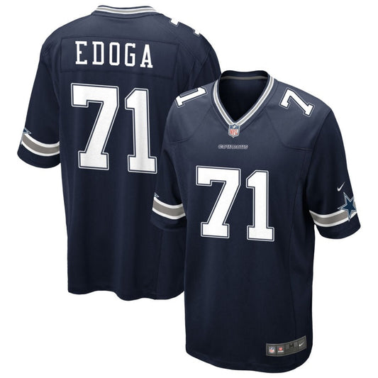 Chuma Edoga Dallas Cowboys Nike Game Jersey - Navy