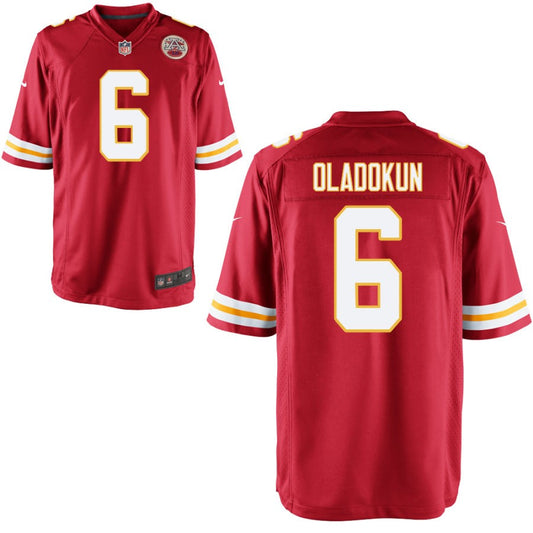 Chris Oladokun Kansas City Chiefs Nike Youth Game Jersey - Red