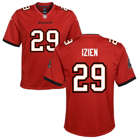 Christian Izien Nike Tampa Bay Buccaneers Youth Game Jersey - Red